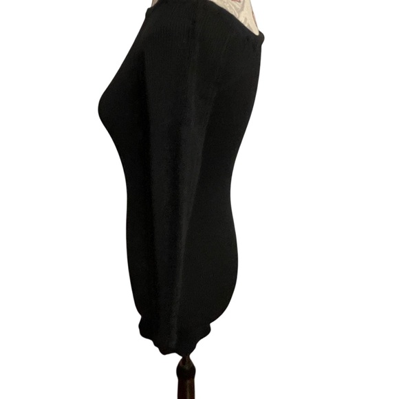 Obey Black Ribbed Knit Dress - Picture 2 of 8